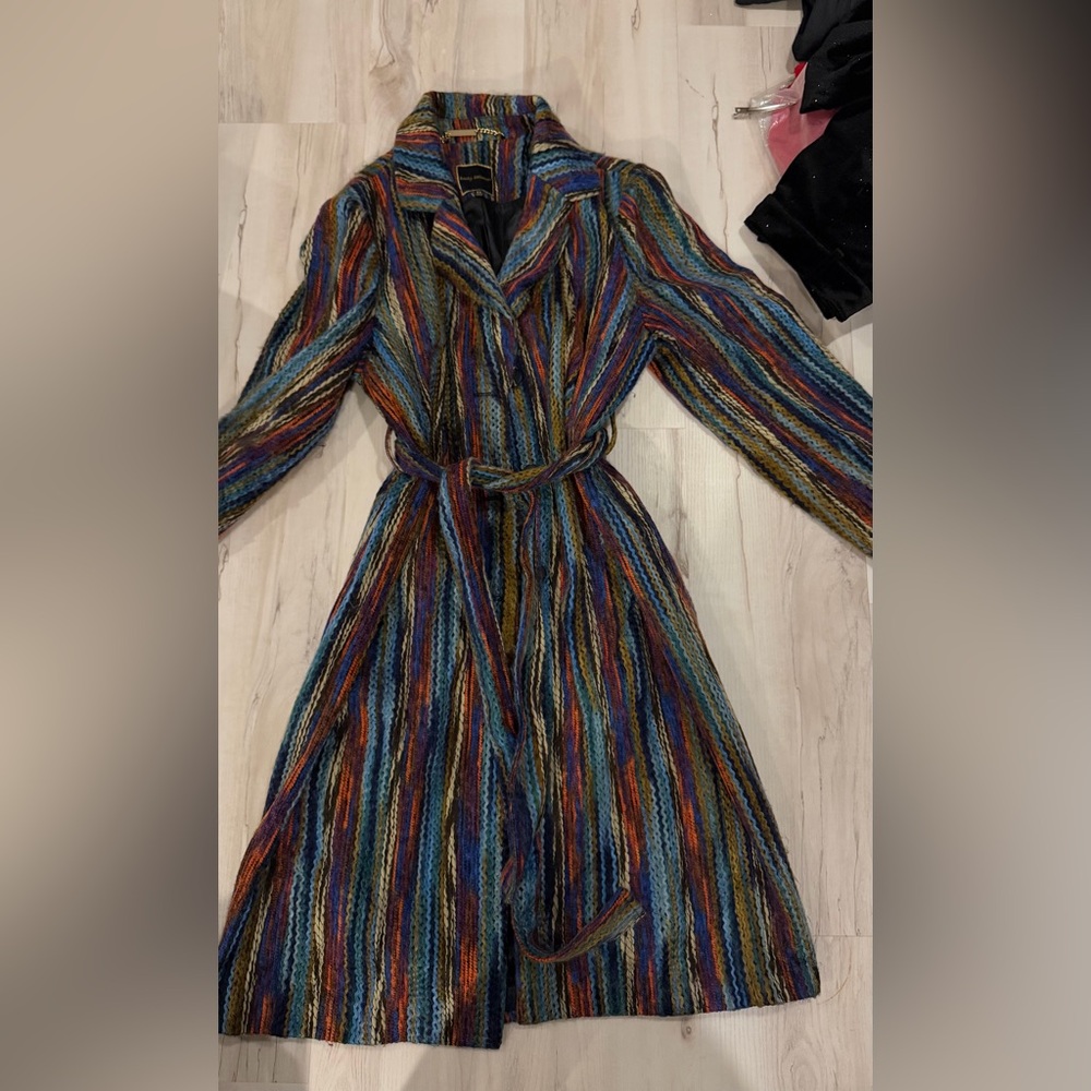 Kathy Ireland Multicolor Long Sleeve Dress